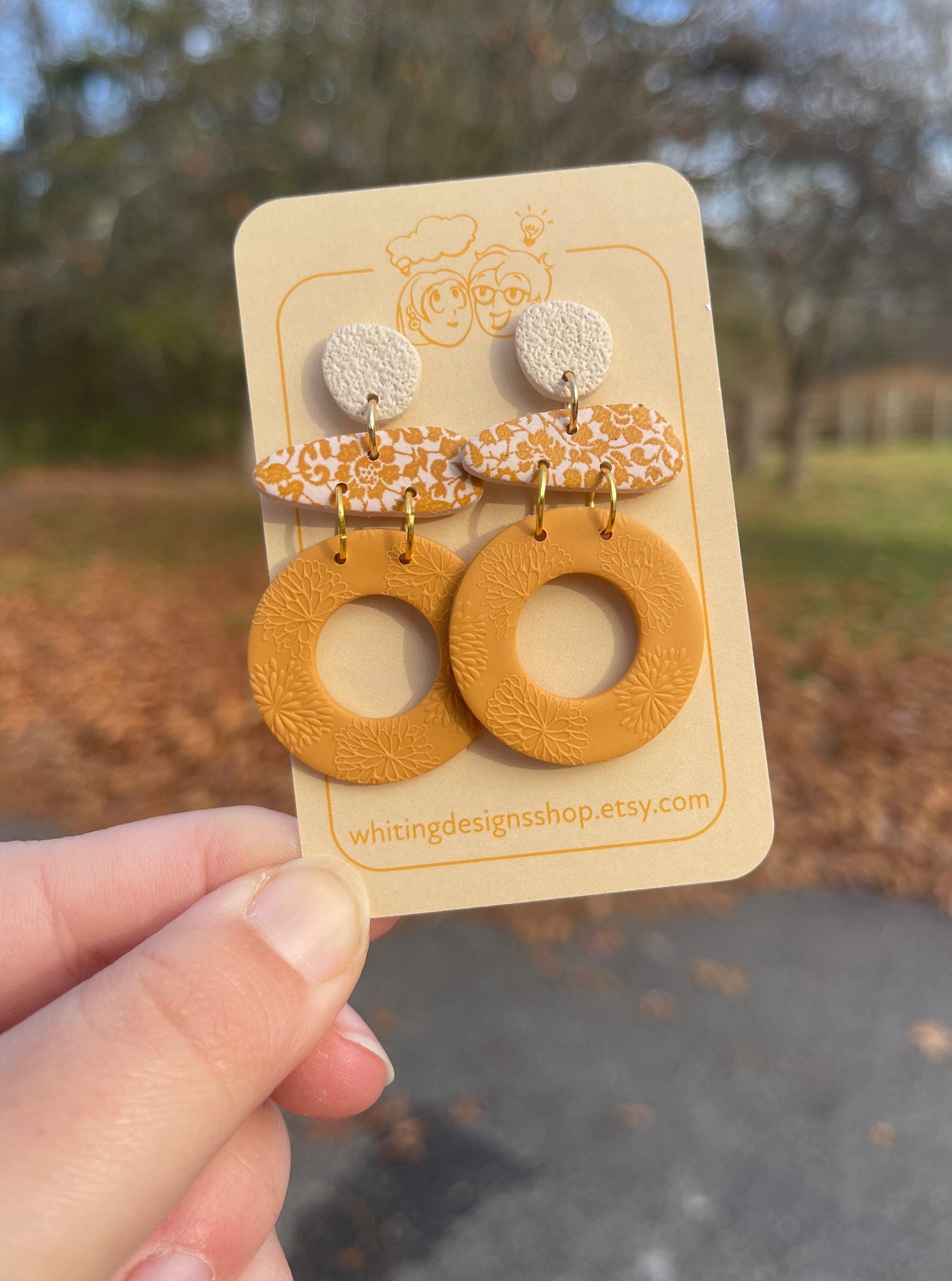 Gold Floral Rings