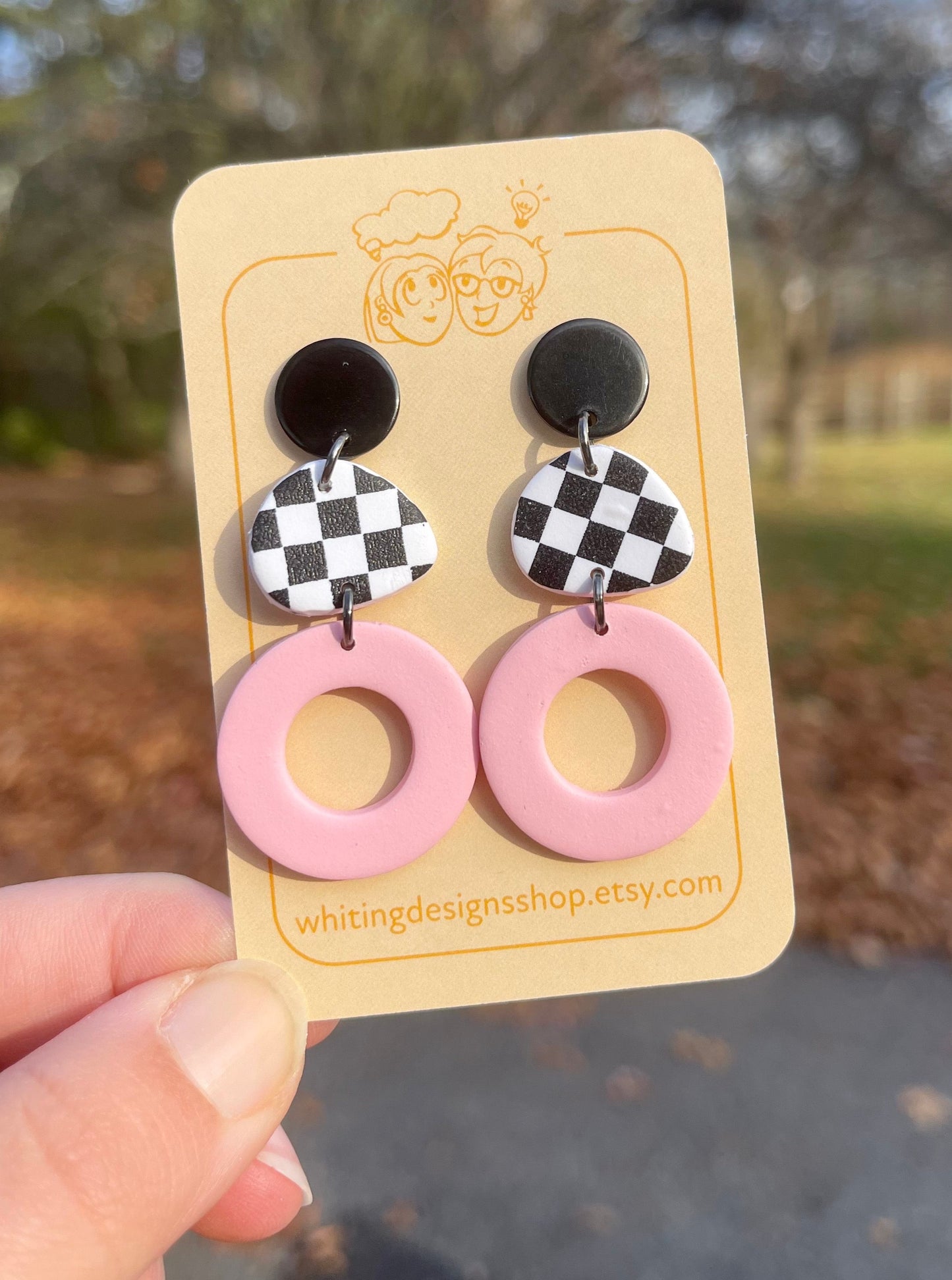Groovy 50s Pink Checkerboard