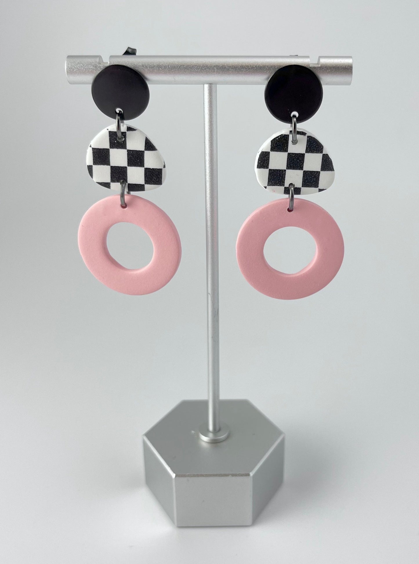 Groovy 50s Pink Checkerboard