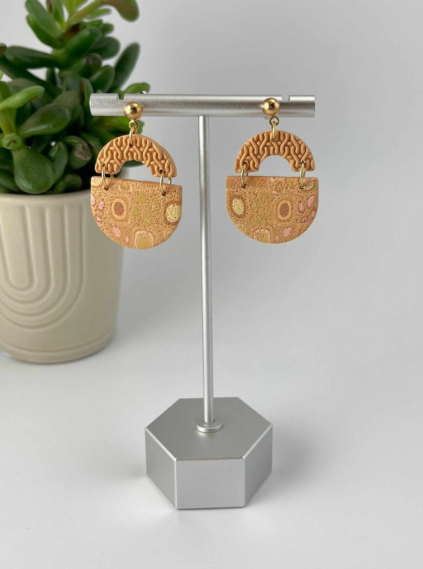 Funky Orange 2-Piece Woven Drops
