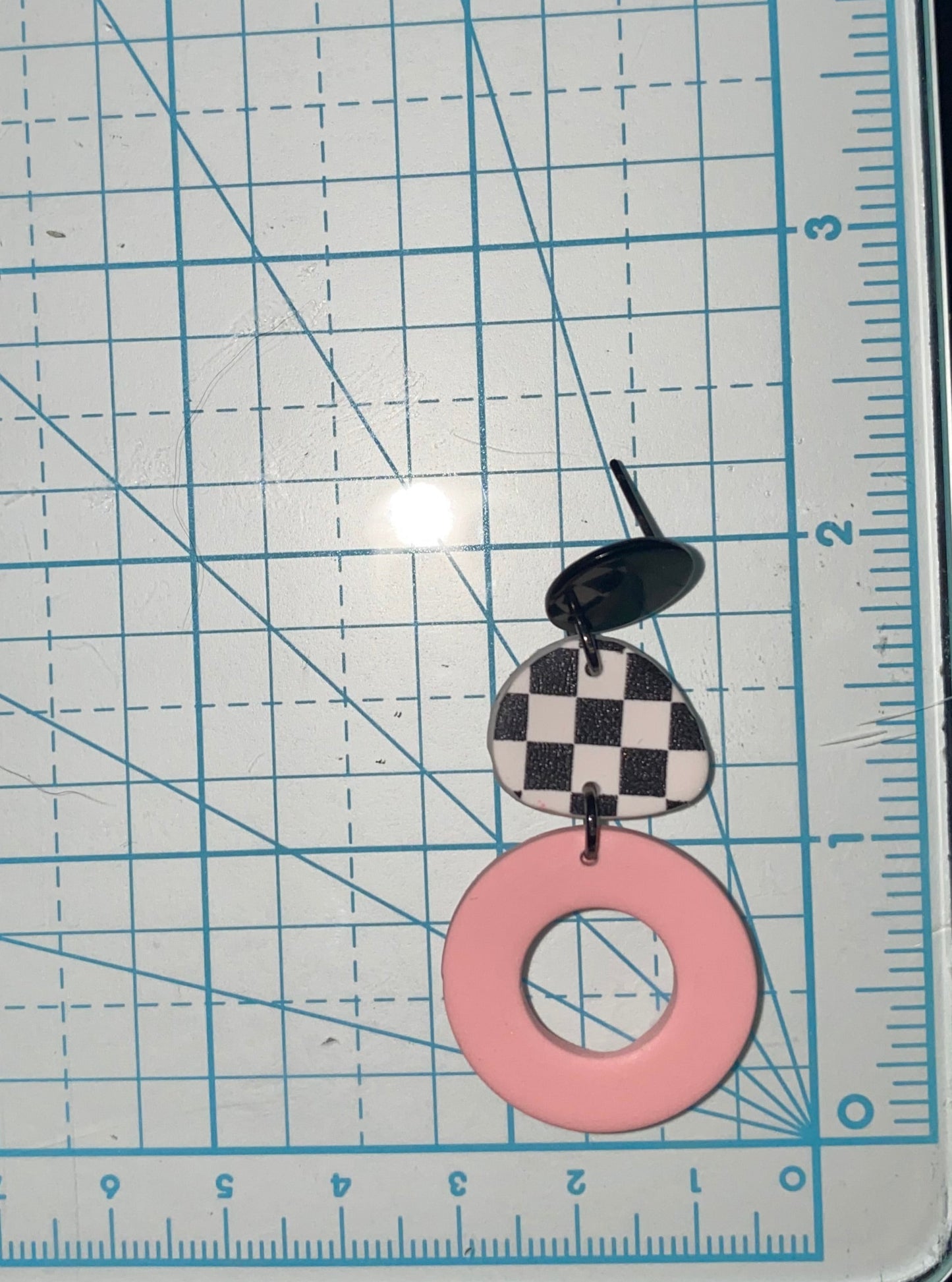 Groovy 50s Pink Checkerboard