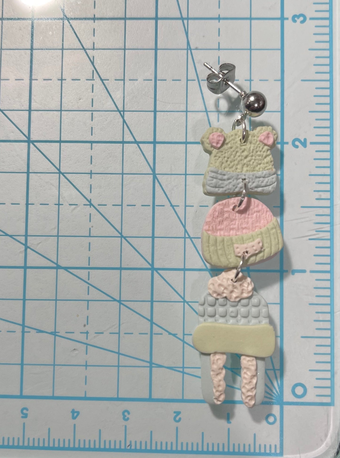 Winter Hat Trio: Icy Pastels