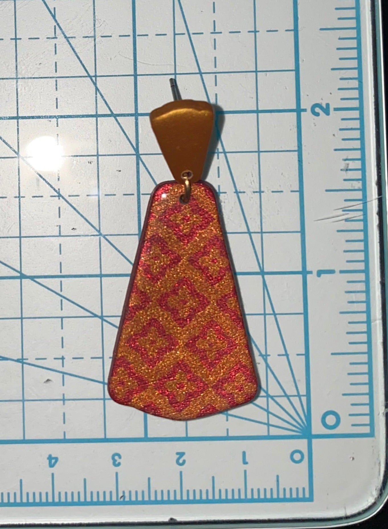Red & Gold Pendant